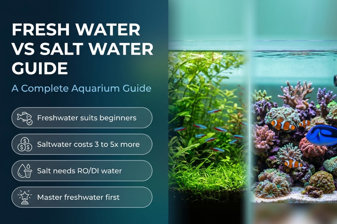 Fresh Water vs Salt Water: A Complete Aquarium Guide