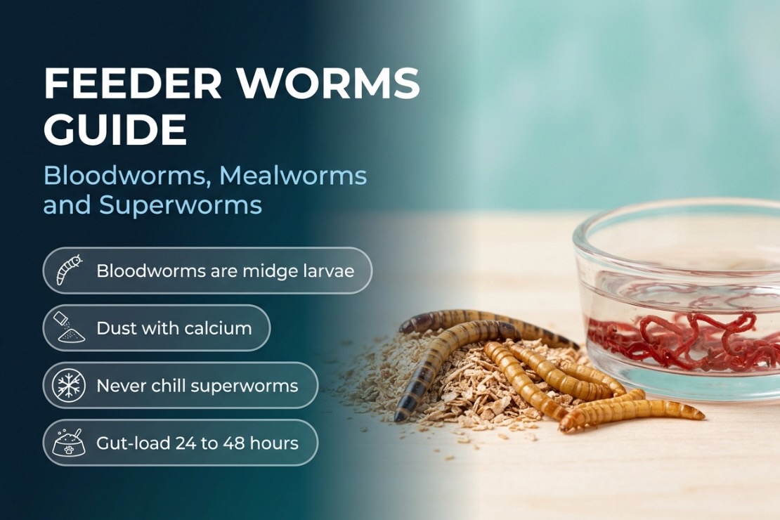 Worms for Exotic Pets: How to Choose the Best Feeders