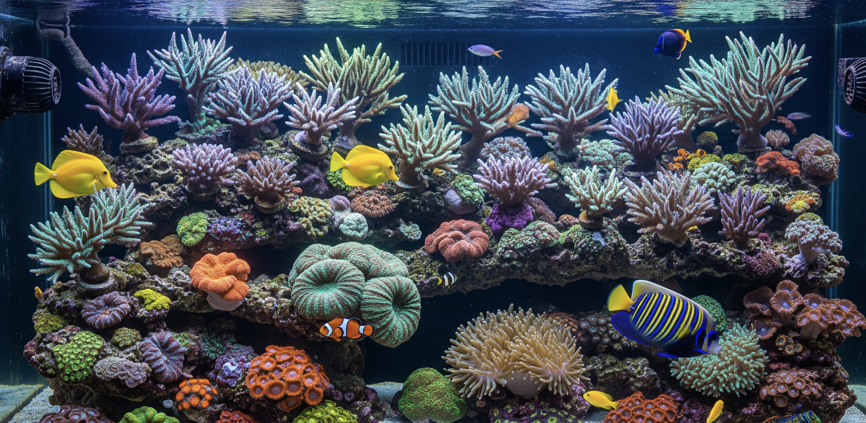 دليل احتراف أحواض المياه المالحة: الفرق بينها وبين المياه العذبة للمبتدئين