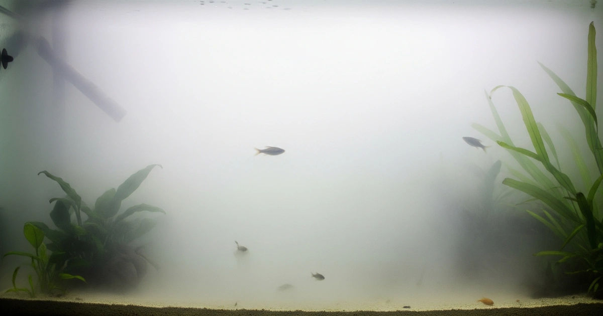 مشكلة المياه العكرة في حوض السمك: أسبابها الغامضة وكيفية استعادة نقاء الماء