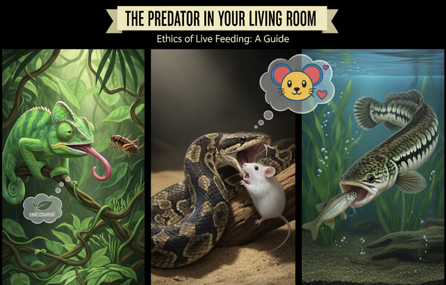 Live Feeding Guide: Ethics of Mice, Fish, and Insect Feeding