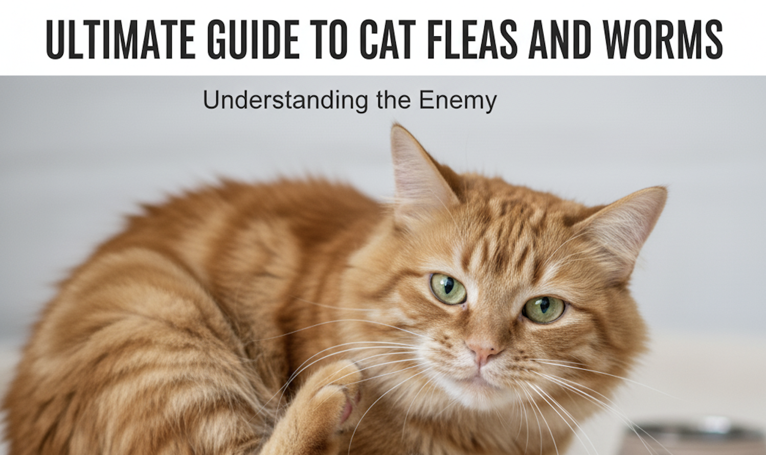 Cat Fleas & Worms Guide: How to Identify, Treat & Prevent