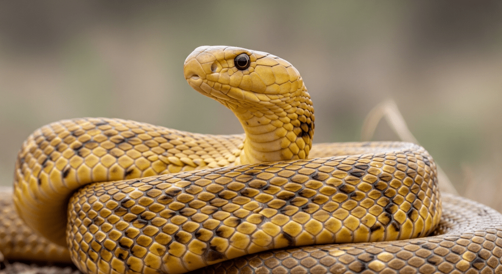 venomous 
Cape Cobra (Naja nivea)