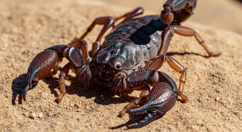 Cape Thick-tailed Scorpion (Parabuthus capensis)
