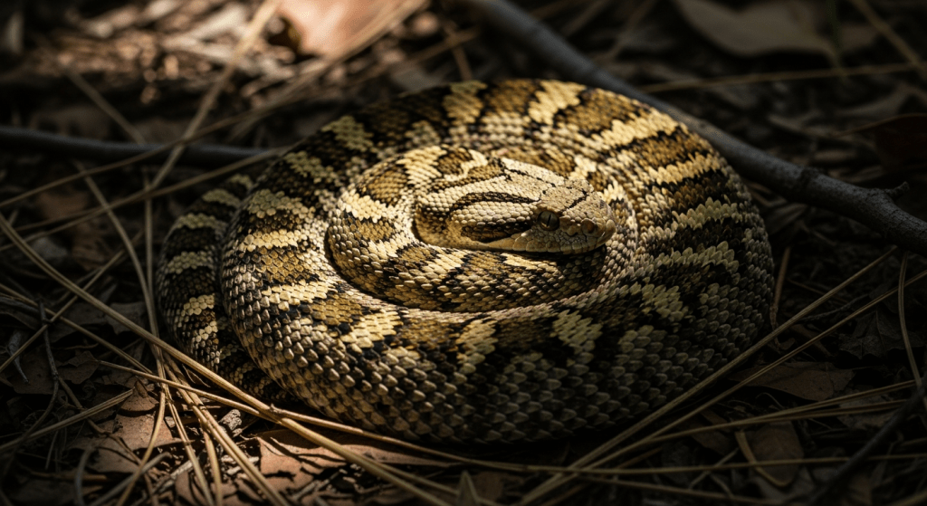venomous Puff Adder (Bitis arietans)