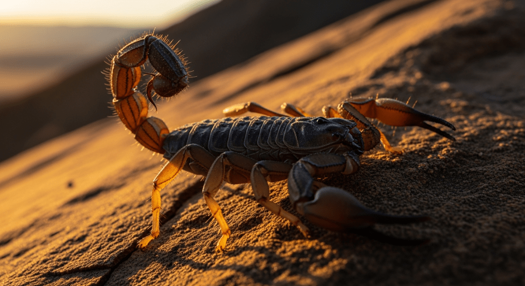 Striped Scorpions (Opistophthalmus species)