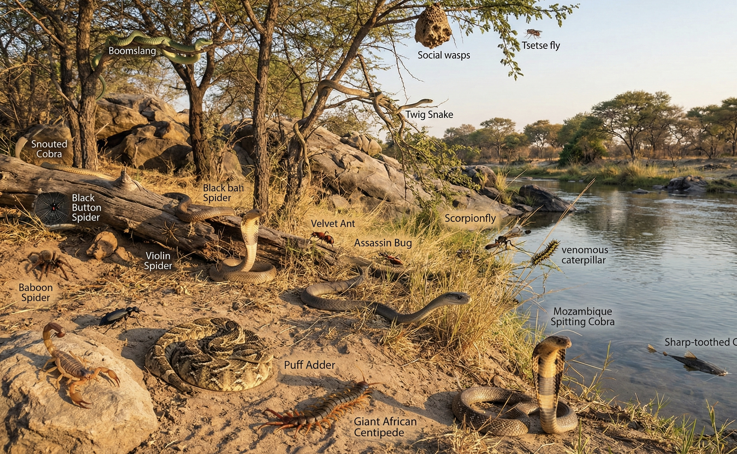Venomous Wildlife in Botswana: Snakes, Scorpions & Bite Safety