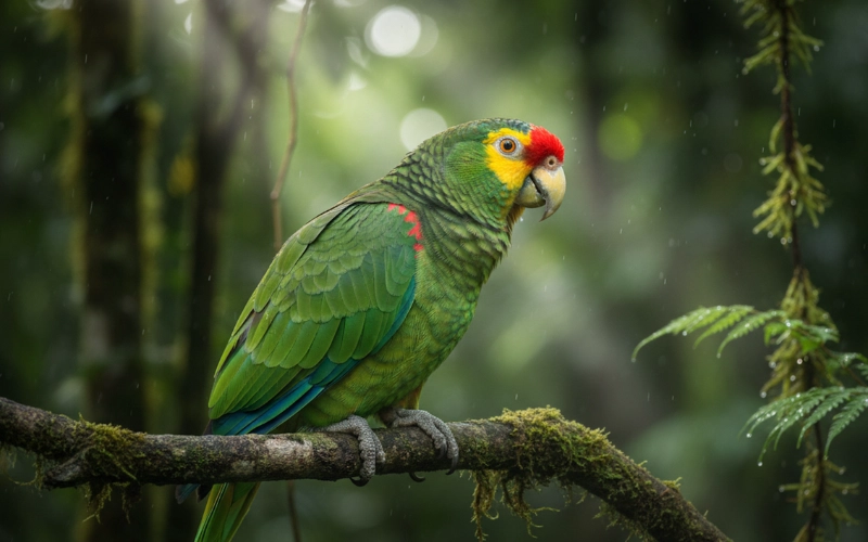 Amazon Parrot (Amazona autumnalis)