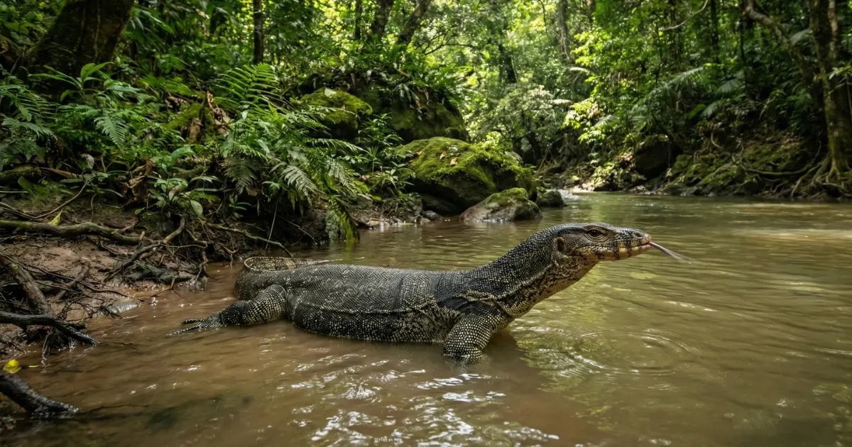 Asian Water Monitor Care Guide: The Reptilian Primate