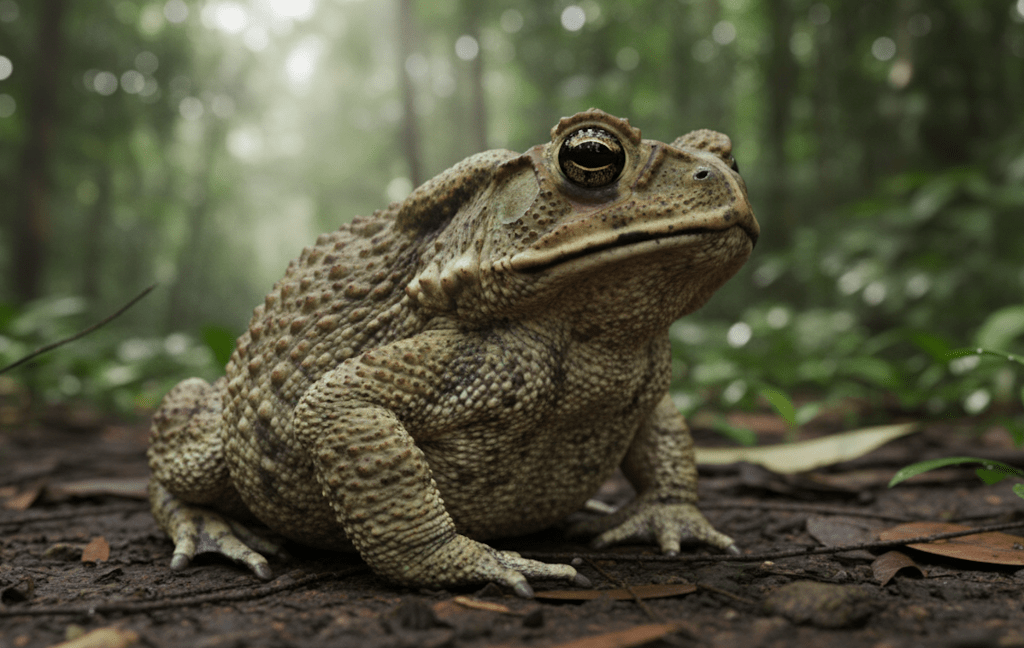 Cane Toad (Rhinella marina) Brazil