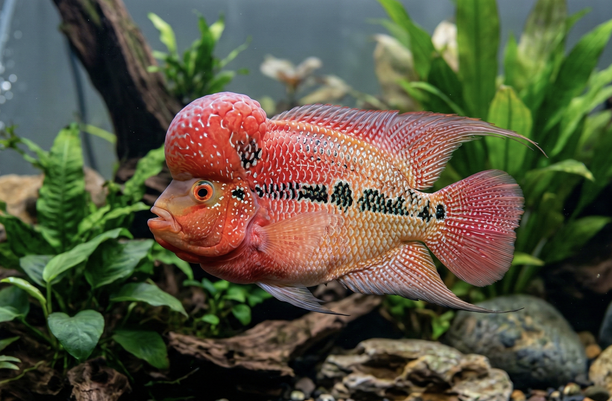 Flowerhorn Cichlids Care Guide: Tank Size, Aggression, and Diet