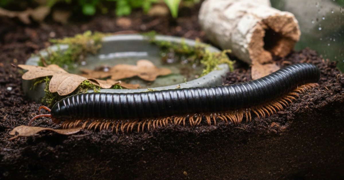 Giant African Millipede Care: Habitat, Diet & Temperament