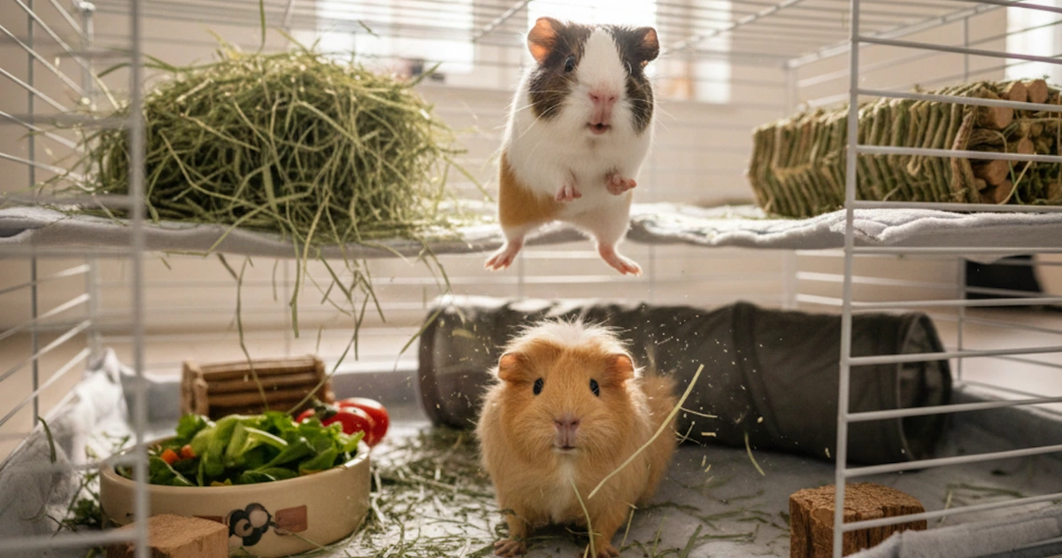 Guinea Pig Care Guide: Habitat, Nutrition, and Social Needs