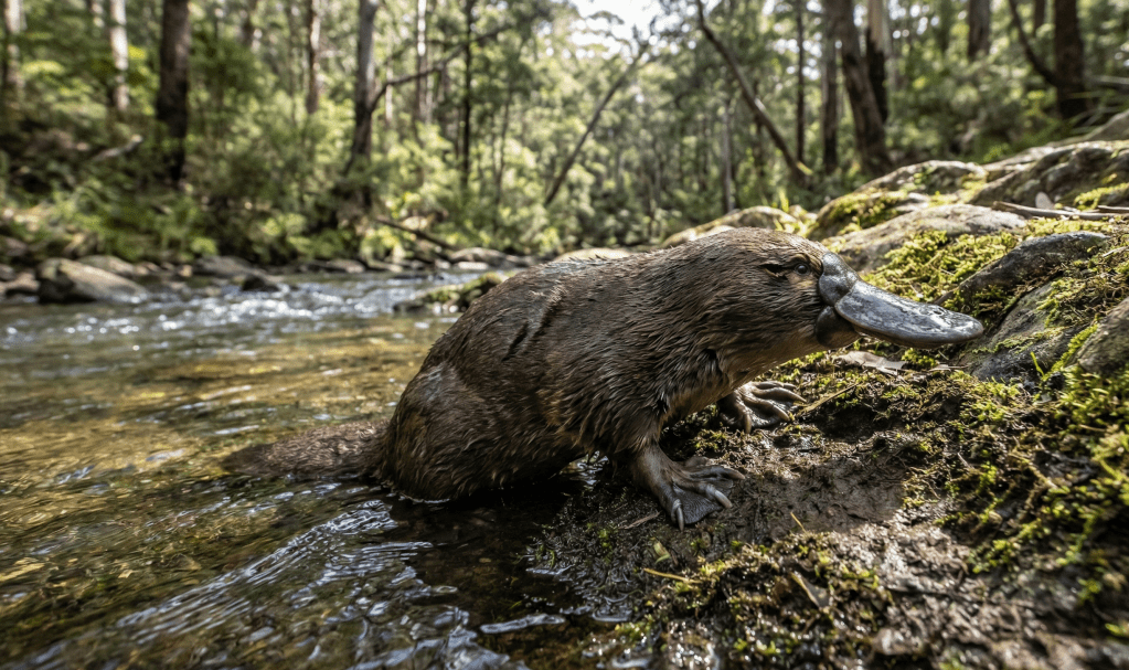 Platypus (Ornithorhynchus anatinus) australia 