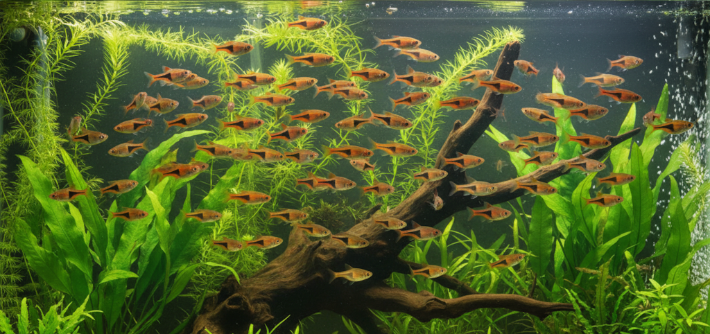 Harlequin Rasbora (Trigonostigma heteromorpha)