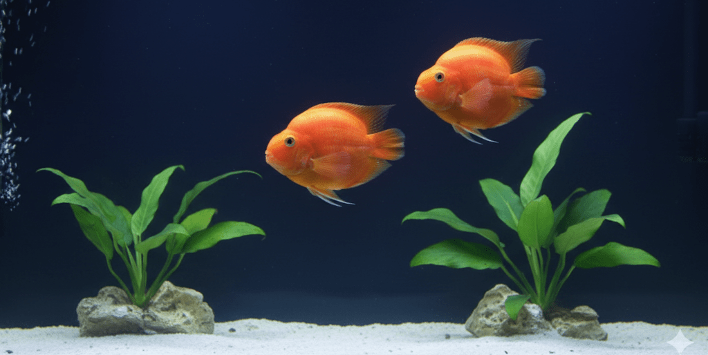 Love Heart Parrots cichlids