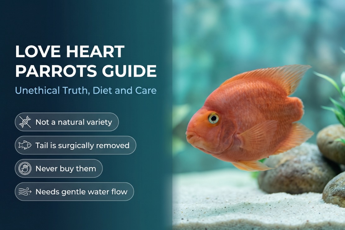 Love Heart Parrots cichlids