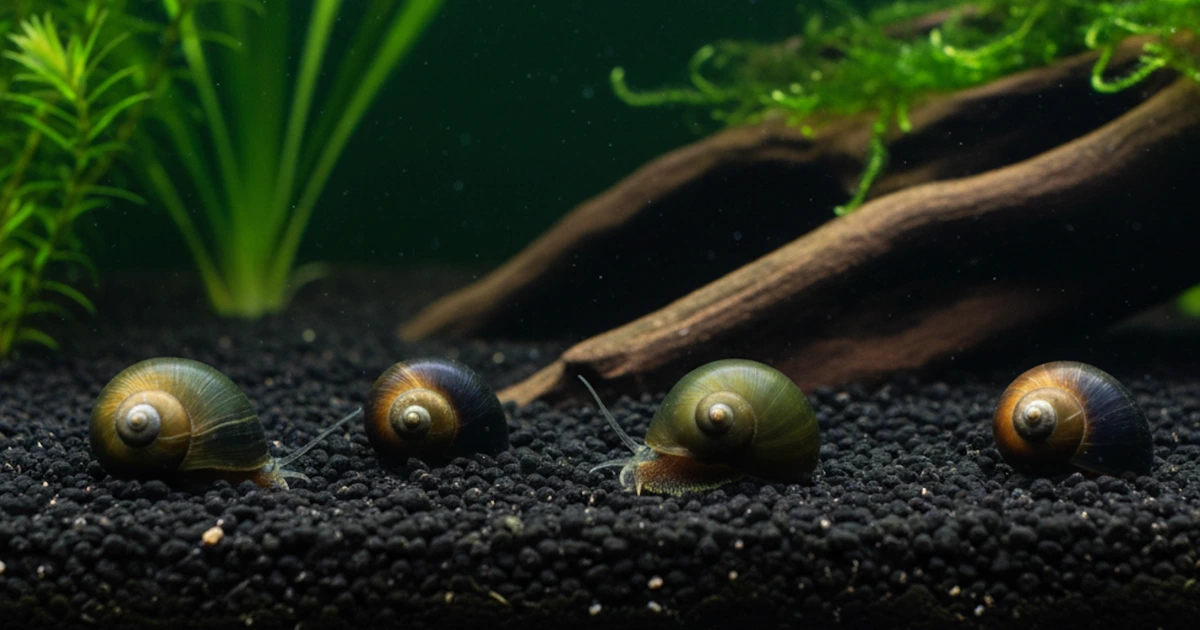 Bicolor Nerite Snails Care Guide: Tank Size, Diet, and Tankmates