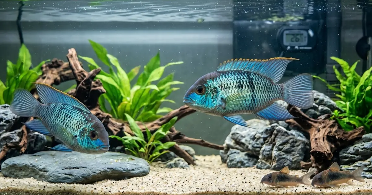 Blue Acara Fish Care Guide: Tank Size, Diet, and Tankmates