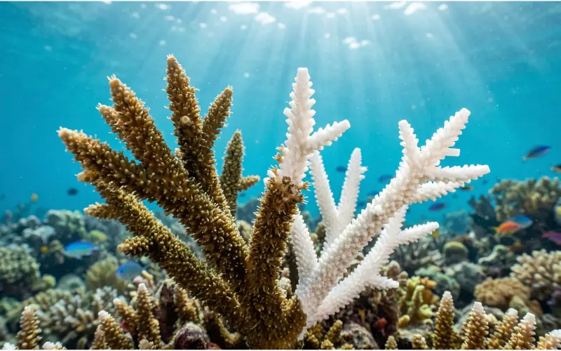 Coral bleaching