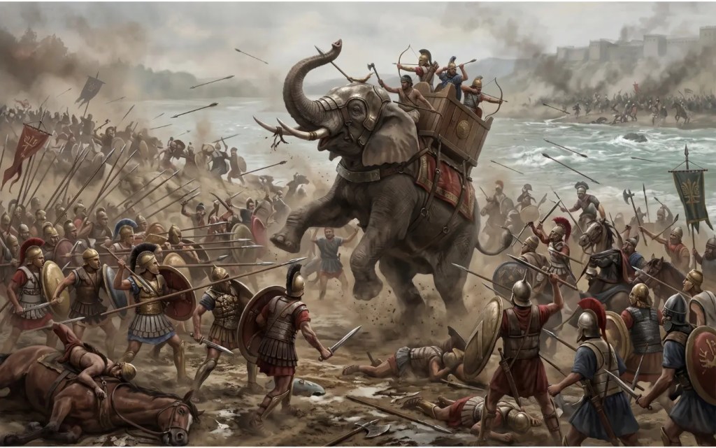 elephant at war ancient history